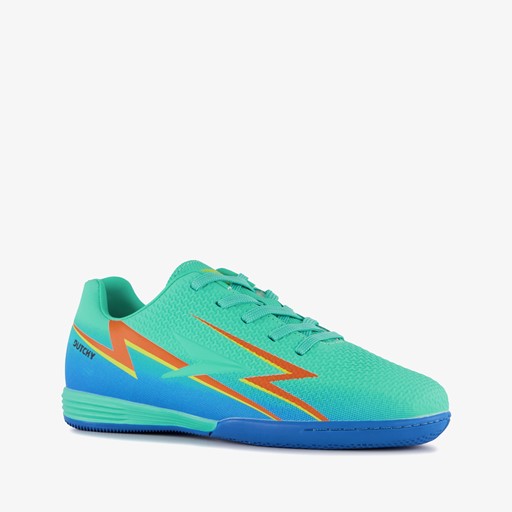 Pitch jongens zaalschoenen IC blauw oranje