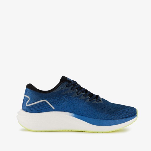 Heren hardloopschoenen blauw wit