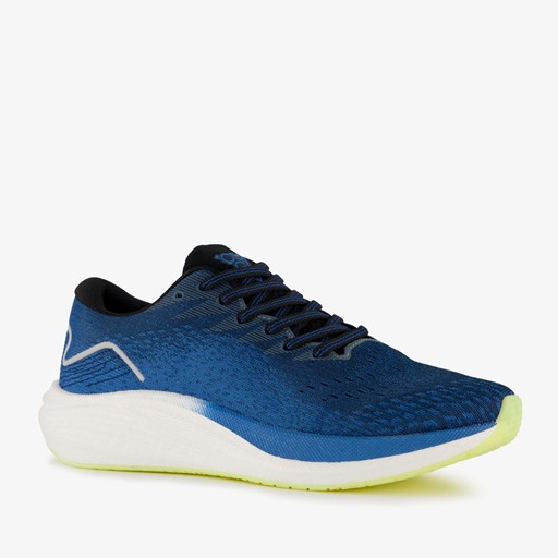 Heren hardloopschoenen blauw wit