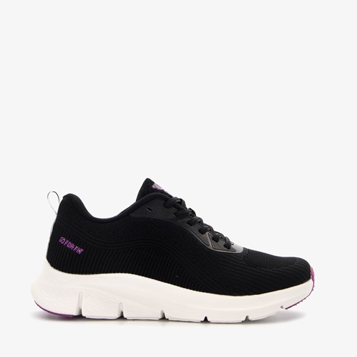 Dames fitnessschoenen zwart paars