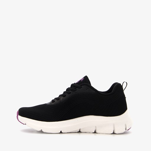 Dames fitnessschoenen zwart paars