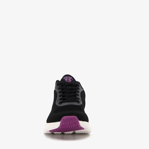 Dames fitnessschoenen zwart paars