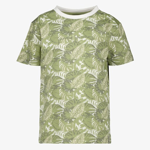 Jongens T-shirt met print groen