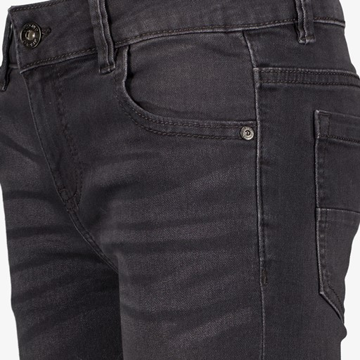 Jongens denim short zwart