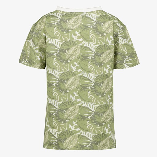 Jongens T-shirt met print groen