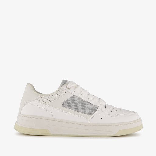 Heren sneakers wit grijs
