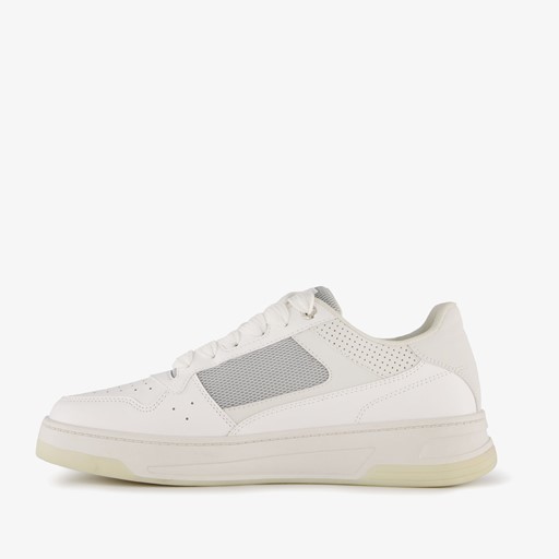 Heren sneakers wit grijs