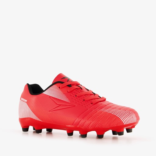 FG kinder voetbalschoenen rood zwart