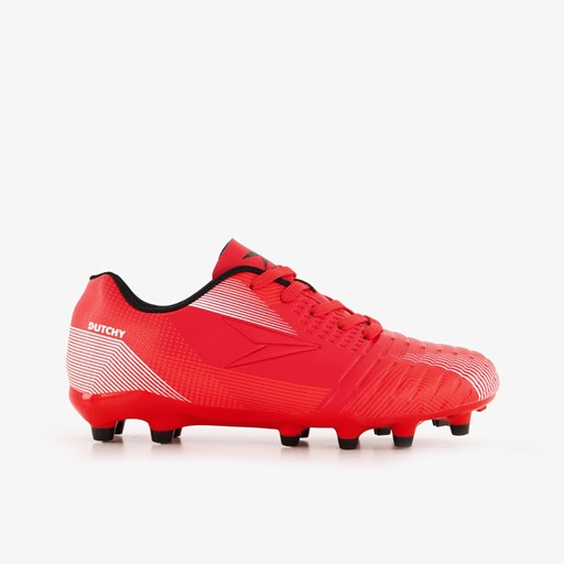 FG kinder voetbalschoenen rood zwart