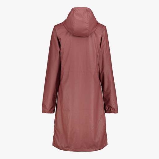 Dames parka regenjas rood