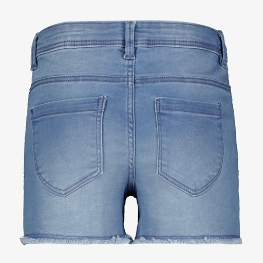Meisjes denim short blauw