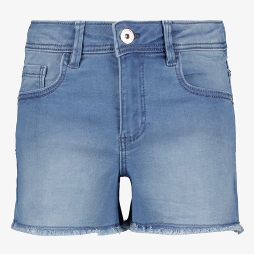 Meisjes denim short blauw