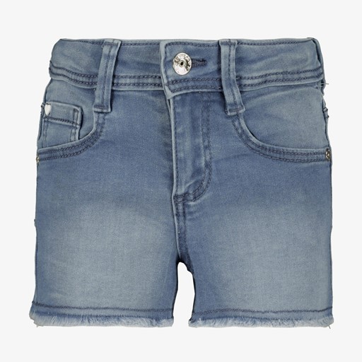 Meisjes denim short blauw