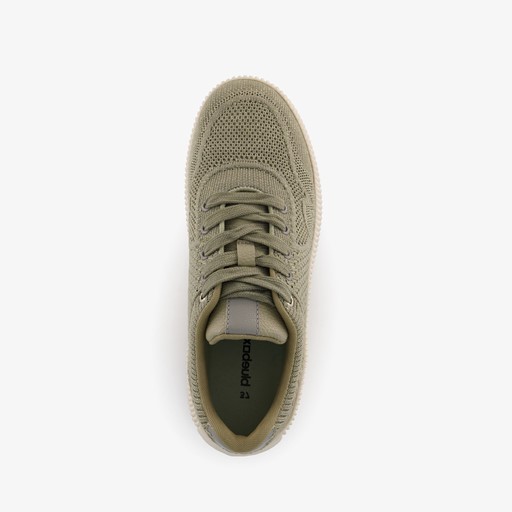 Dames sneakers olijfgroen