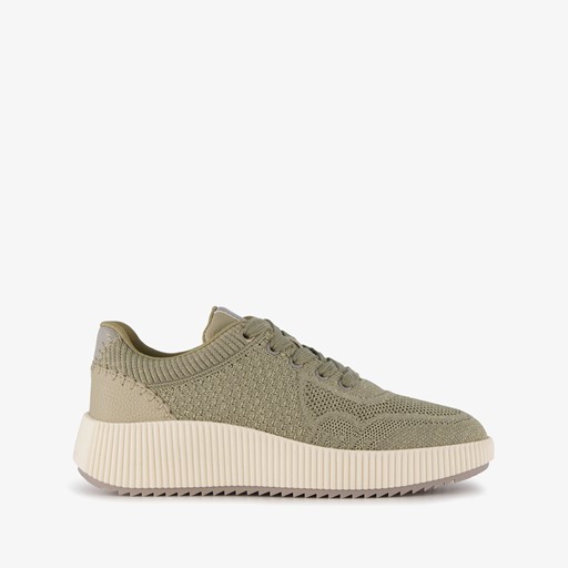 Dames sneakers olijfgroen