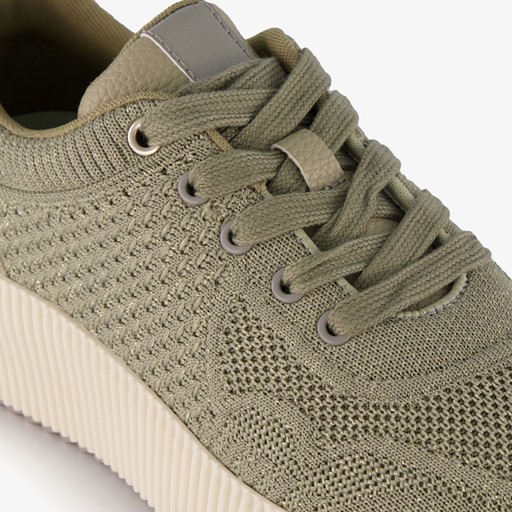 Dames sneakers olijfgroen
