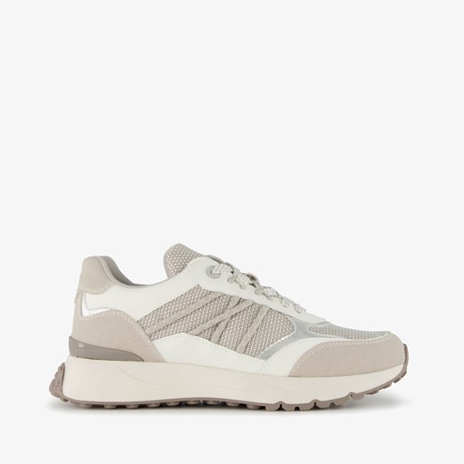 Dames sneakers grijs metallic