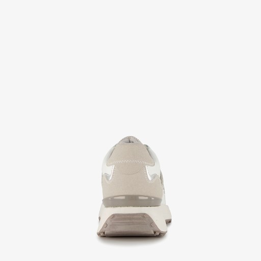 Dames sneakers grijs metallic