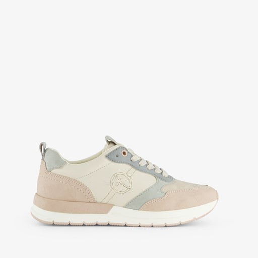 Dames sneakers wit pastel