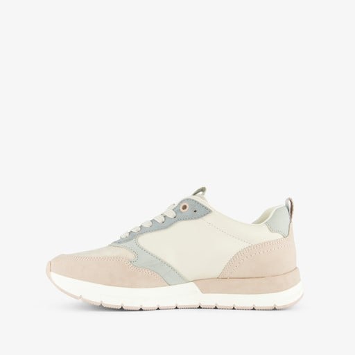 Dames sneakers wit pastel