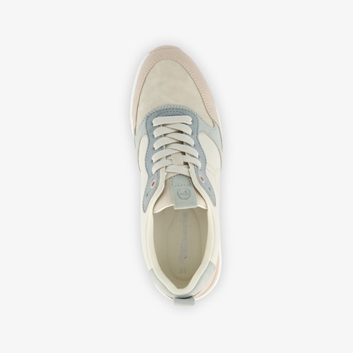 Dames sneakers wit pastel