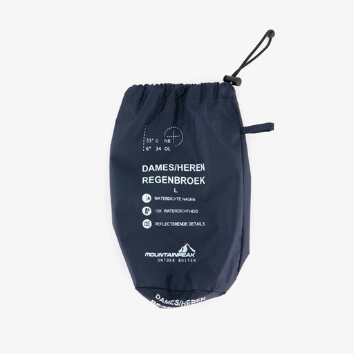 Heren dames regenbroek reflecterend