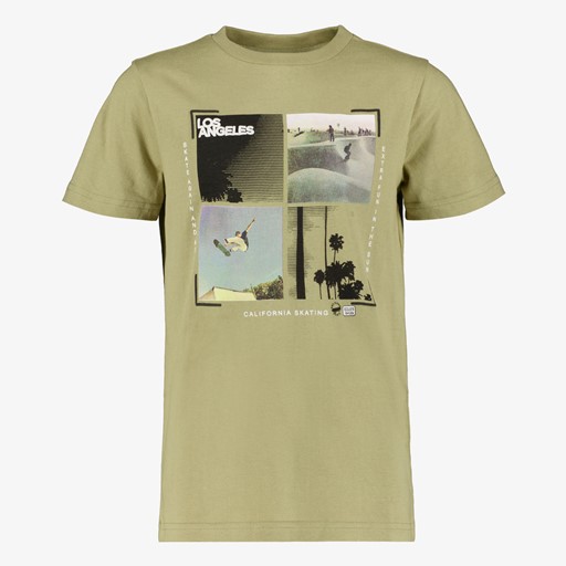 Jongens skate T-shirt groen
