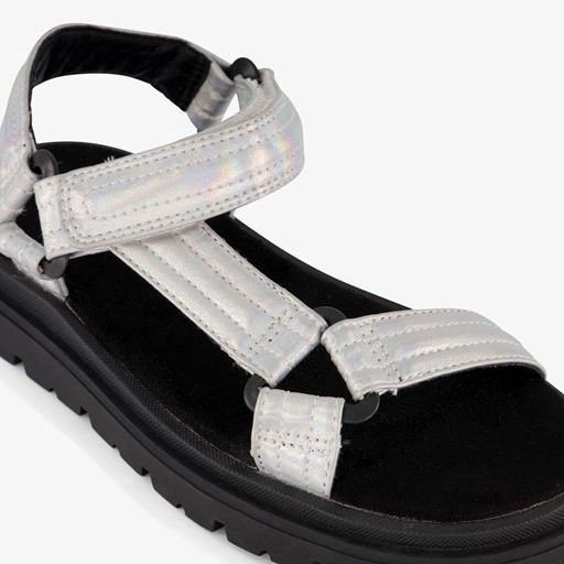 Meisjes sandalen zilverkleurig