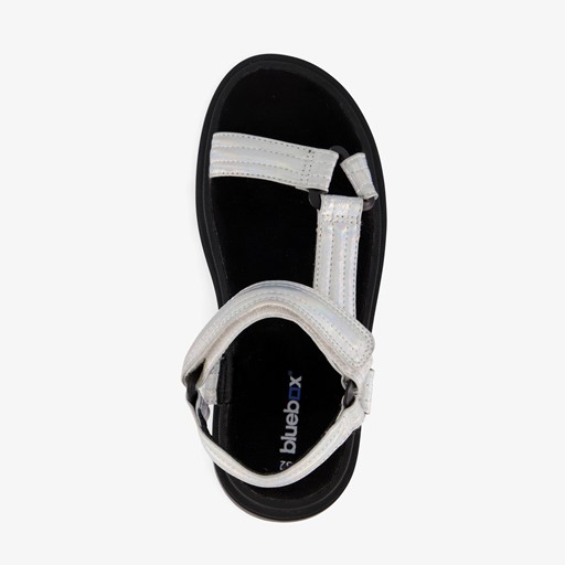 Meisjes sandalen zilverkleurig