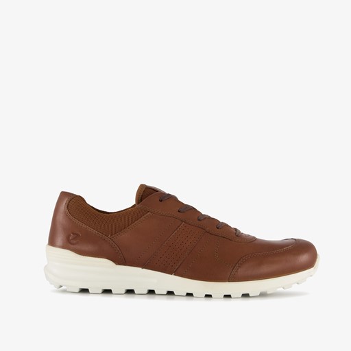 ECCO leren heren sneakers bruin