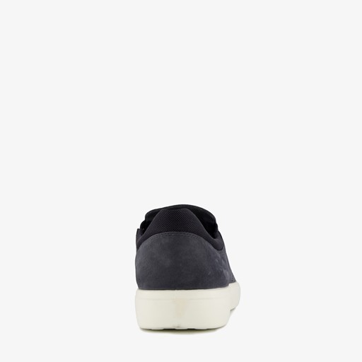 ECCO leren heren instappers donkerblauw wit