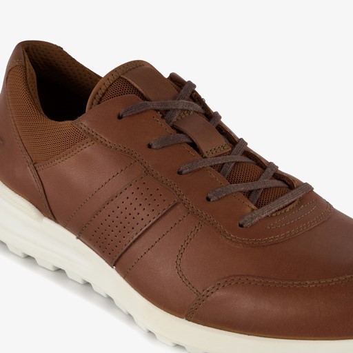 ECCO leren heren sneakers bruin