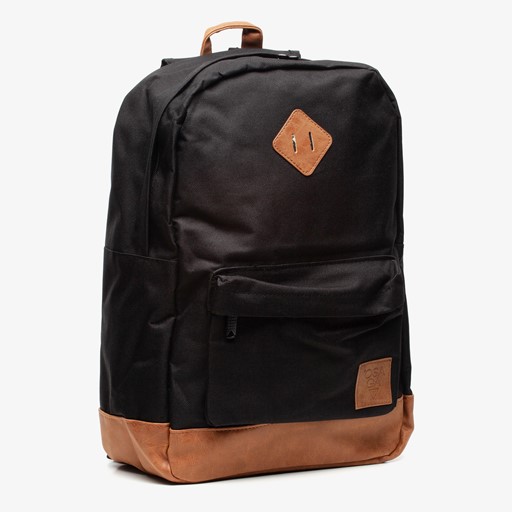 Rugzak 28 liter zwart bruin