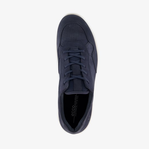 ECCO leren heren sneakers donkerblauw