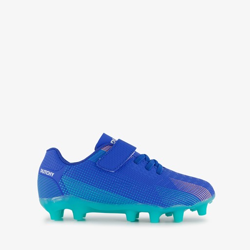 Kinder voetbalschoenen FG blauw groen