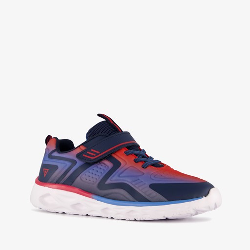 Kinder sportschoenen blauw rood
