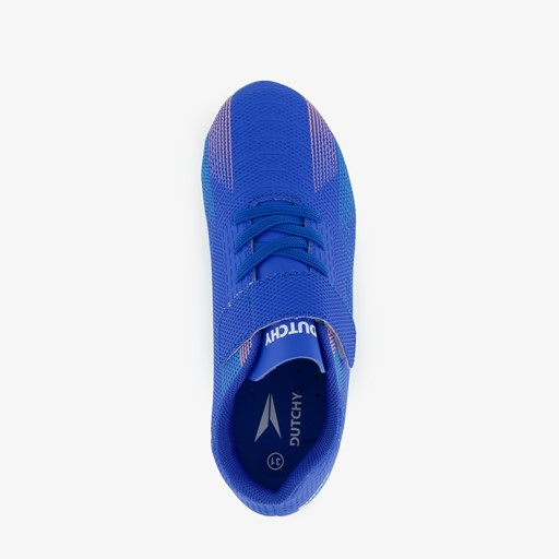 Kinder voetbalschoenen FG blauw groen