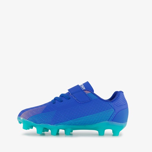 Kinder voetbalschoenen FG blauw groen