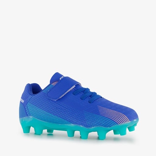 Kinder voetbalschoenen FG blauw groen