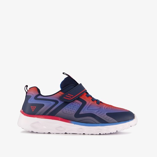 Kinder sportschoenen blauw rood