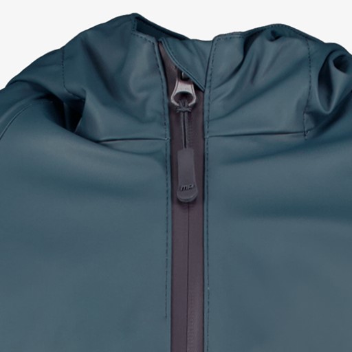 Kinder regenjas blauw