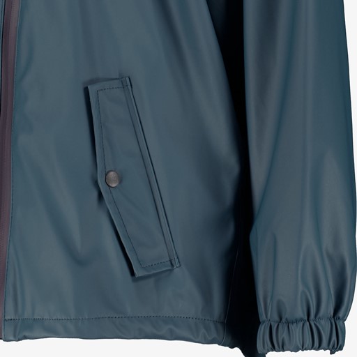 Kinder regenjas blauw