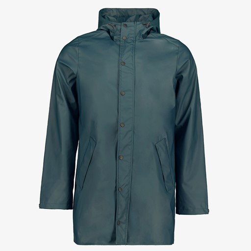 Heren regenjas blauw