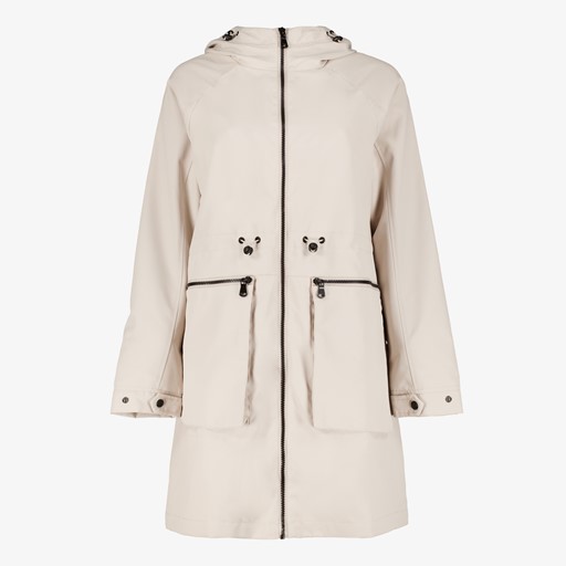 Dames parka zomerjas lichtgrijs