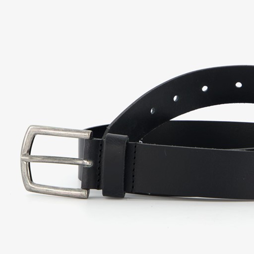 Leren heren riem zwart