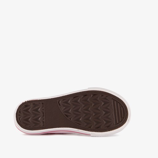 Meisjes gympen met print roze rood