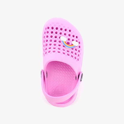 Kinder klompen roze regenboog