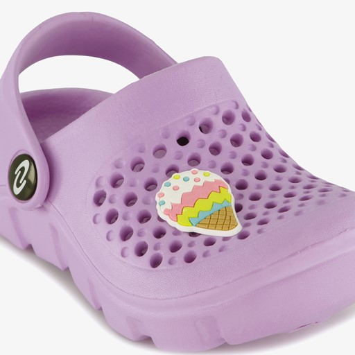 Kinder klompen lila ijsje