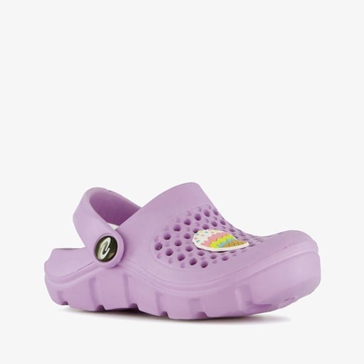Kinder klompen lila ijsje