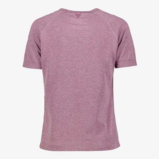 Dames seamless sport T-shirt paars